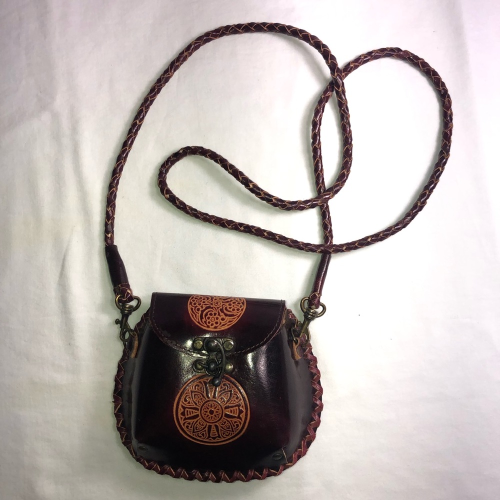 Leather Purse Brown